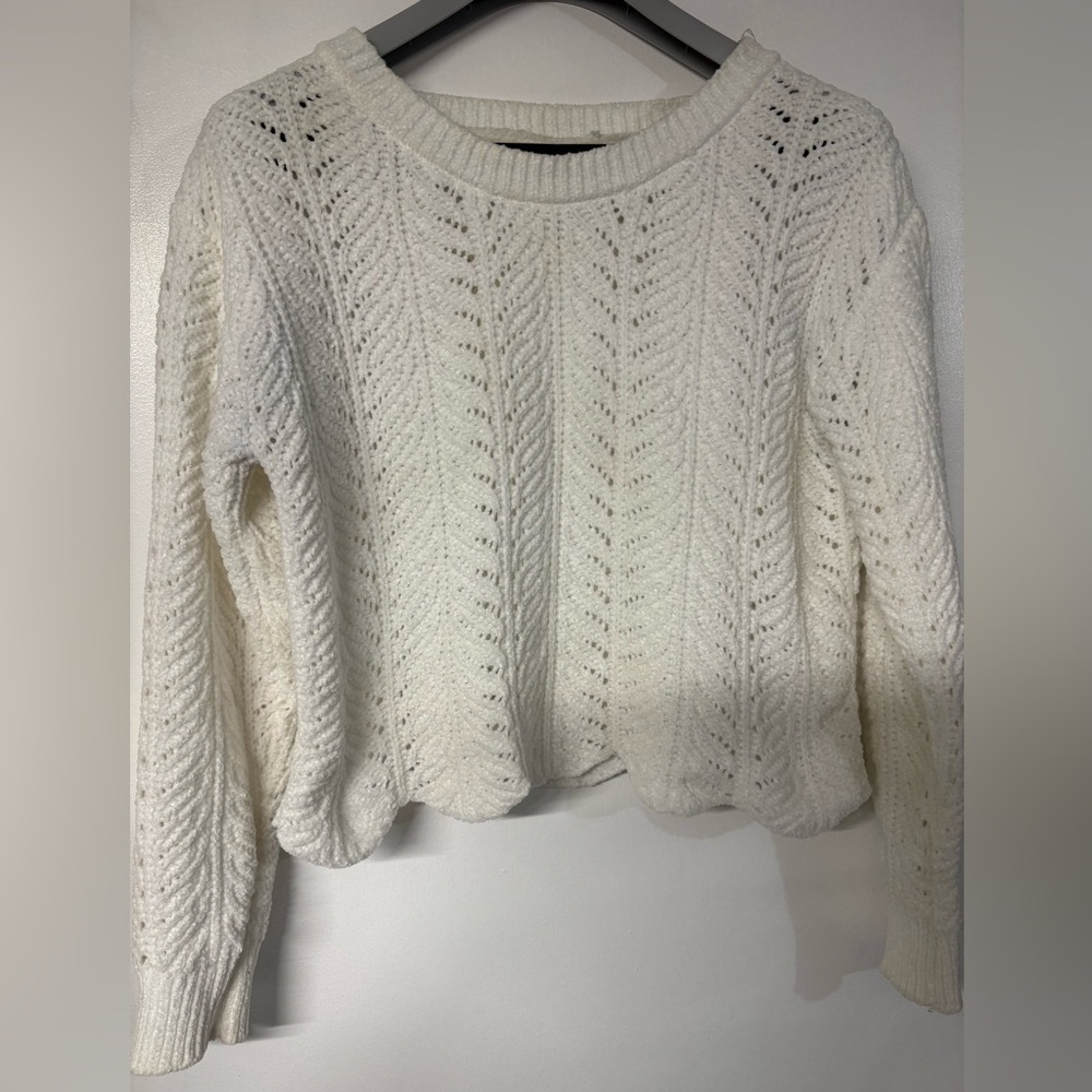 Eclipse Elegant Cream Knit Sweater